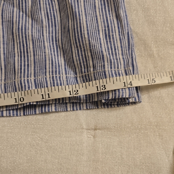 Elevenses Wide-Leg Pants in Light Blue and White - Picture 12 of 16